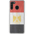 Egyptian Flag Distressed Galaxy A21 Clear Case